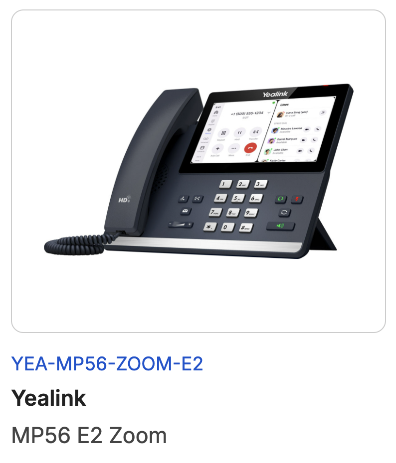 Yealink MP56 Zoom